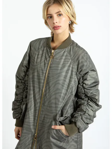 ZEBRA BOMBER JACKET