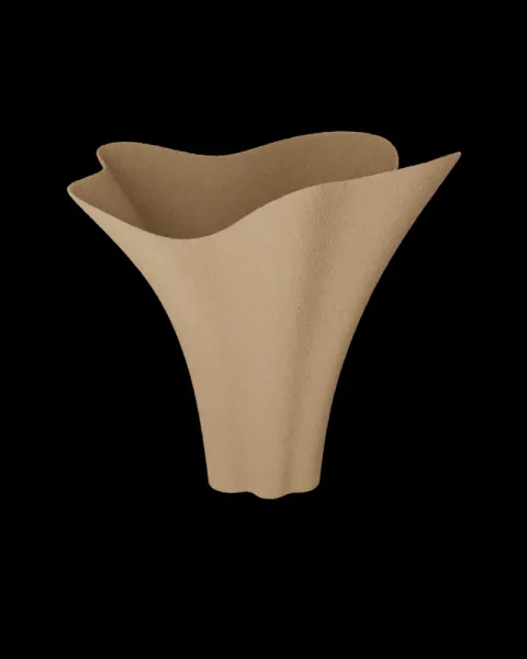 D&D Flora vase light oak