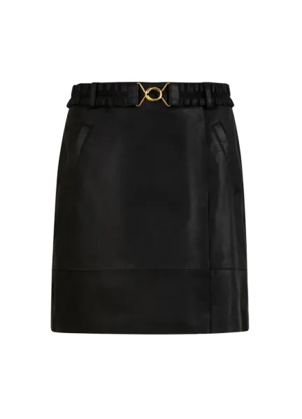 LEATHER SKIRT