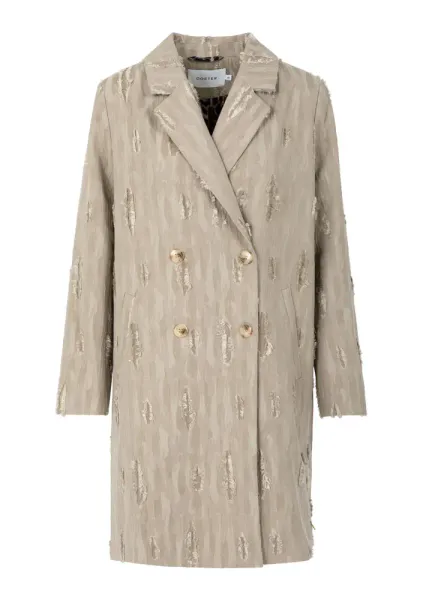 TEXTURED LONG COAT
