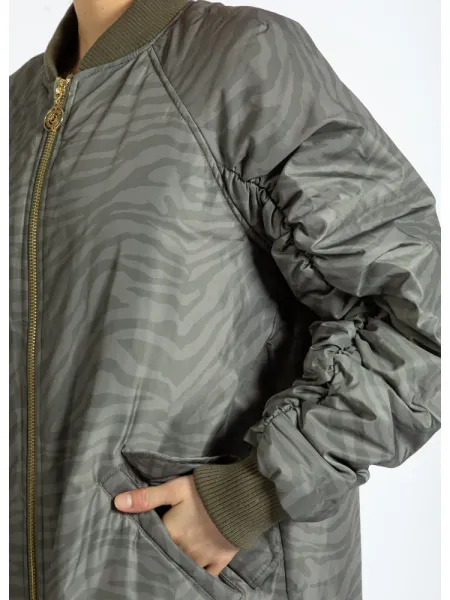 ZEBRA BOMBER JACKET